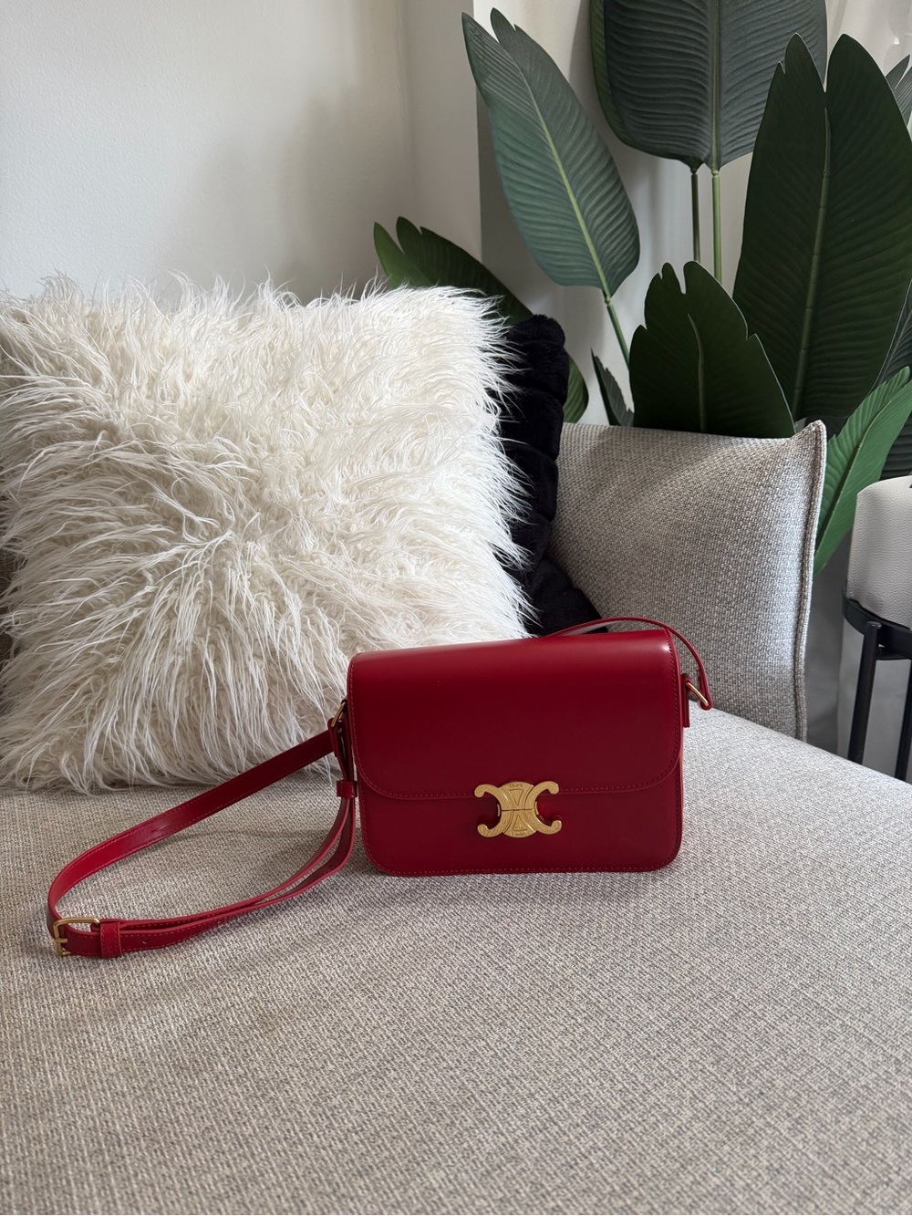 Red Crossbody Fashion Bag